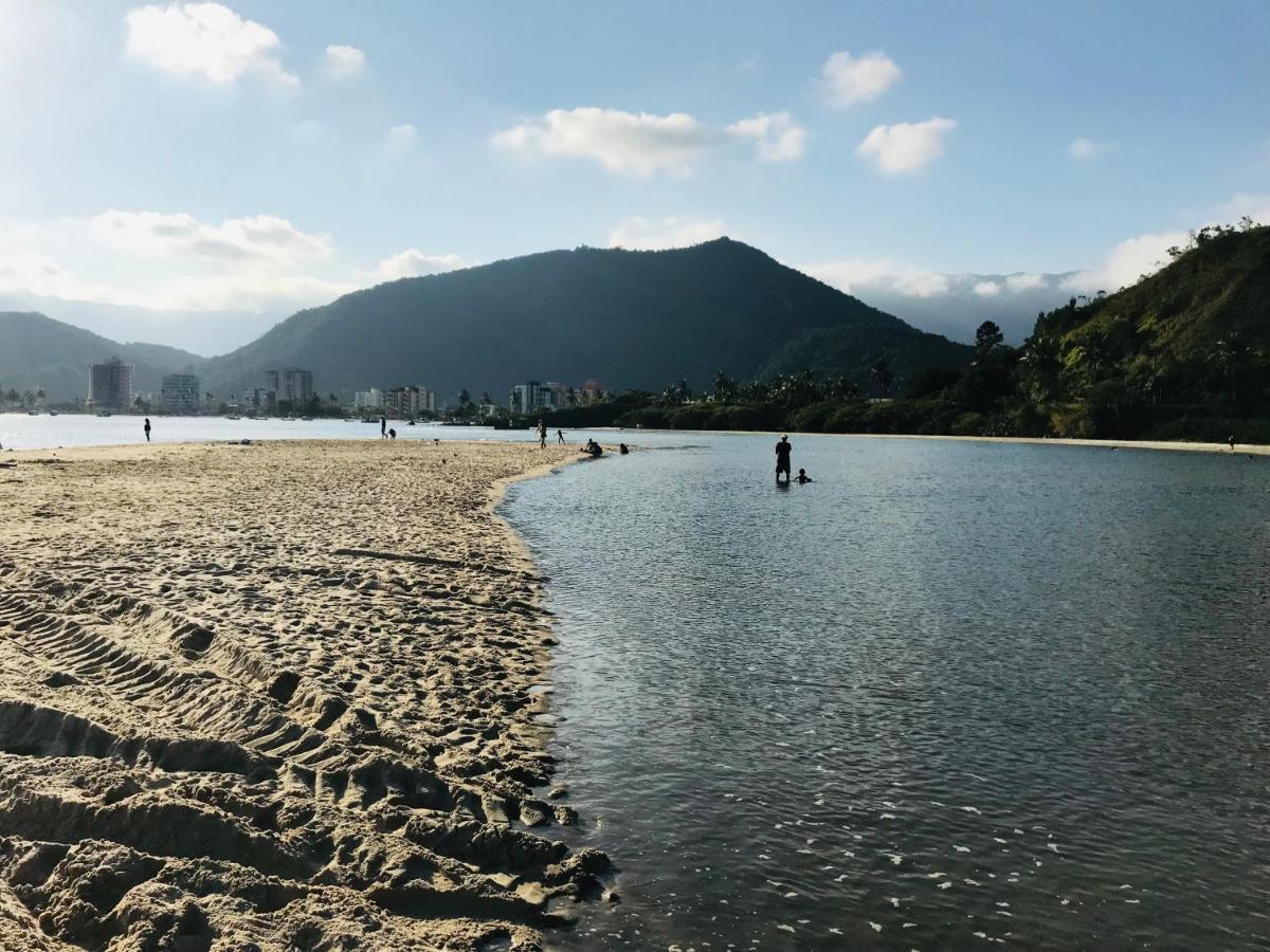 Apartamento Pe Na Areia Frente Para O Mar E Piscina Na Prainha Caraguatatuba Exterior foto