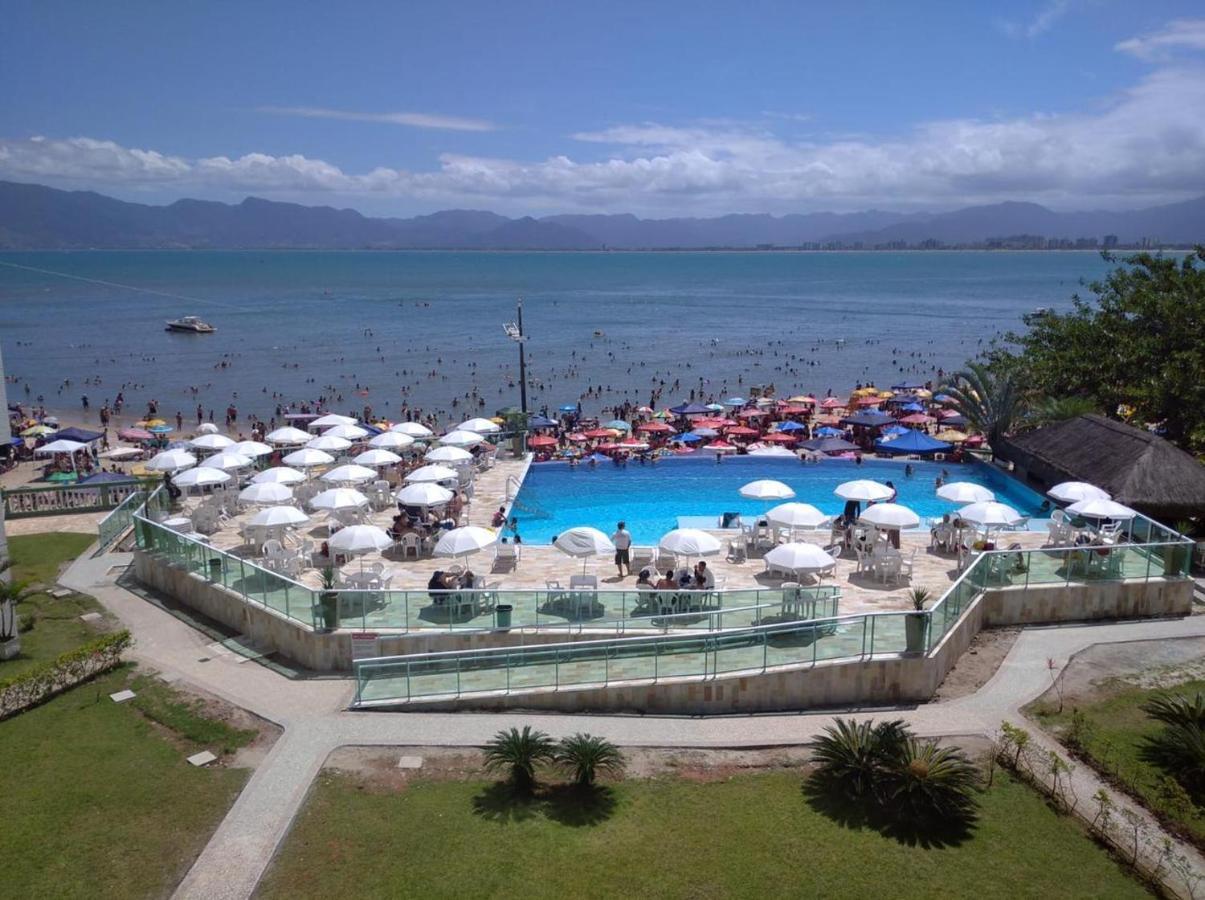 Apartamento Pe Na Areia Frente Para O Mar E Piscina Na Prainha Caraguatatuba Exterior foto