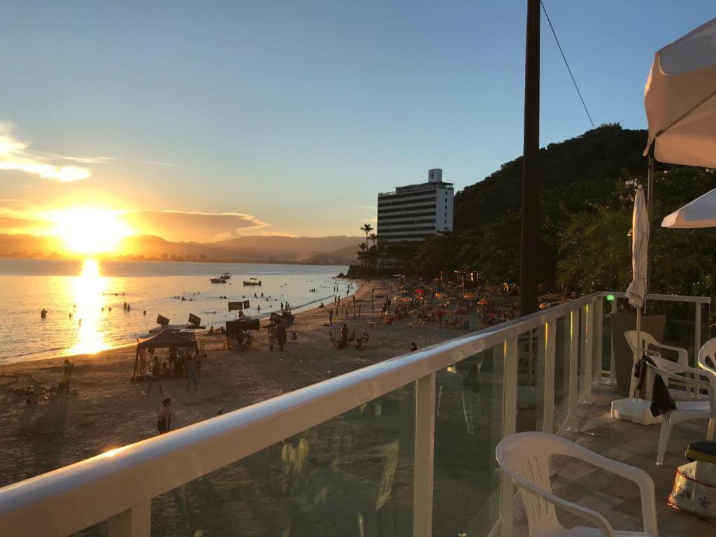 Apartamento Pe Na Areia Frente Para O Mar E Piscina Na Prainha Caraguatatuba Exterior foto